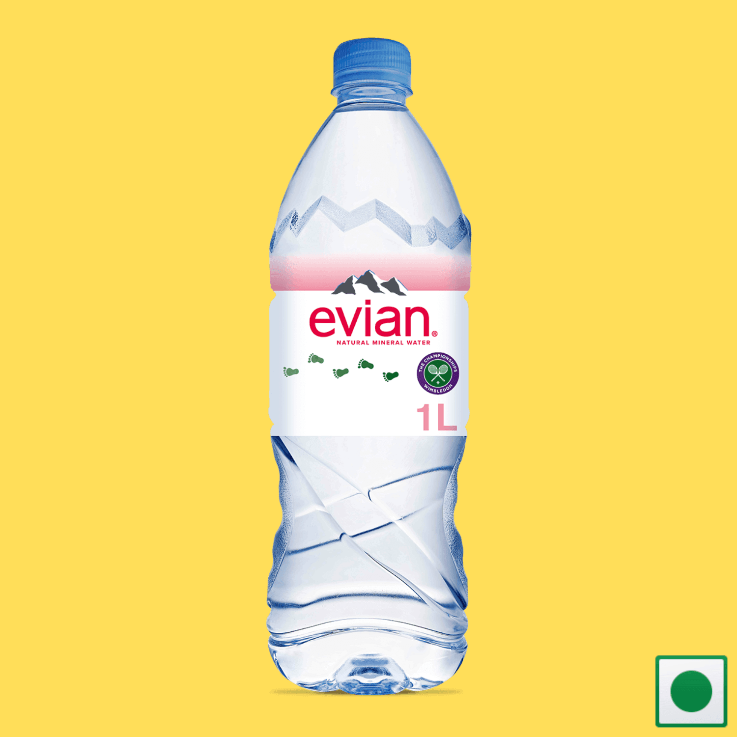 Evian Natural Mineral Water, 1L (Imported)